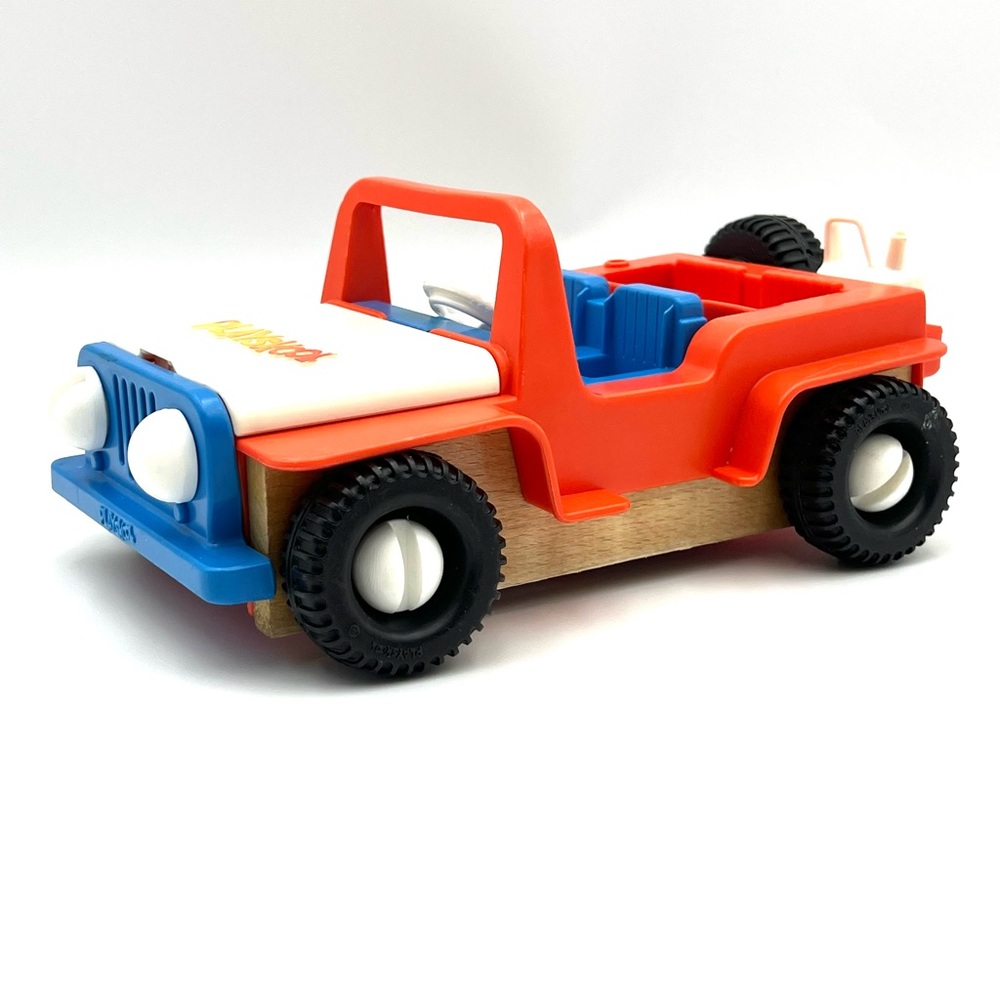 Vintage 1980s Rare Take Apart Toy Jeep